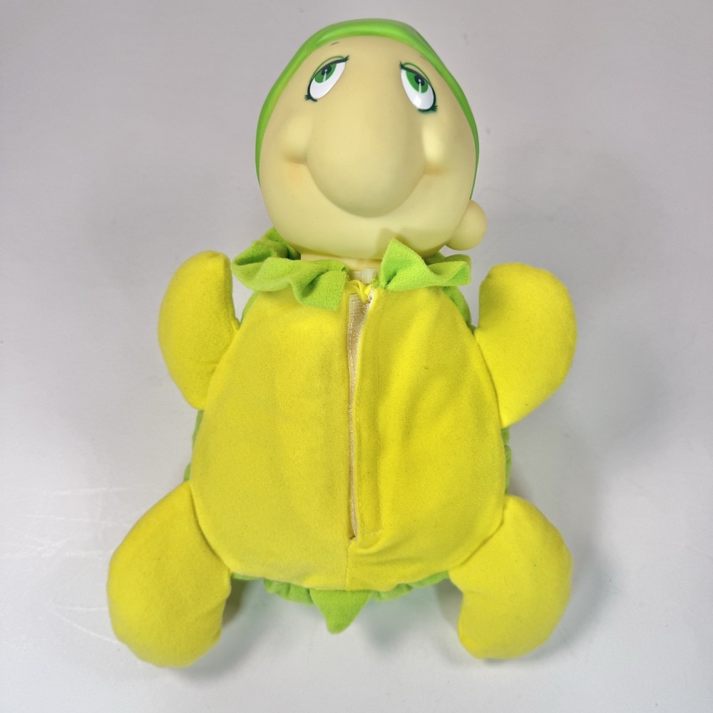Vintage Soma Light Up Glow Turtle Plush Hug/Squeeze - Glow Worm Style - Works